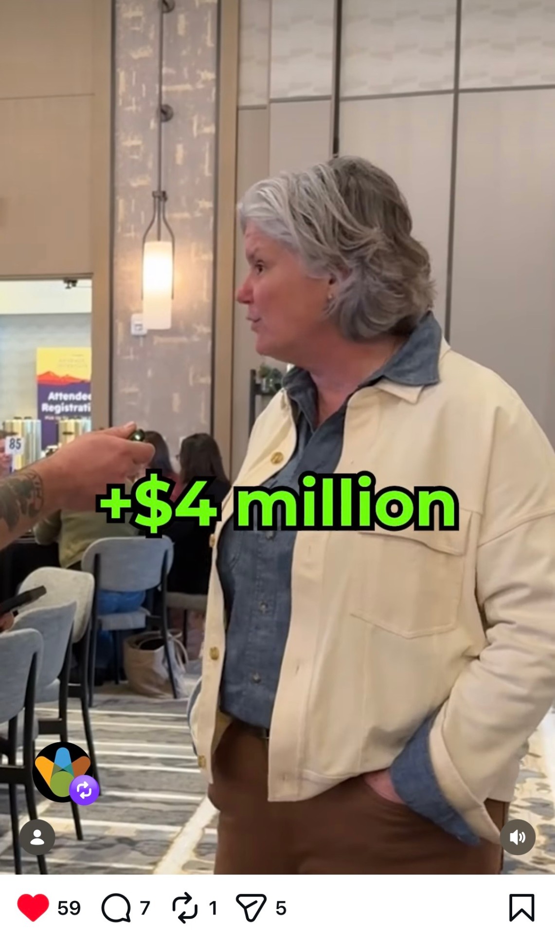 +$4M growth captured on camera